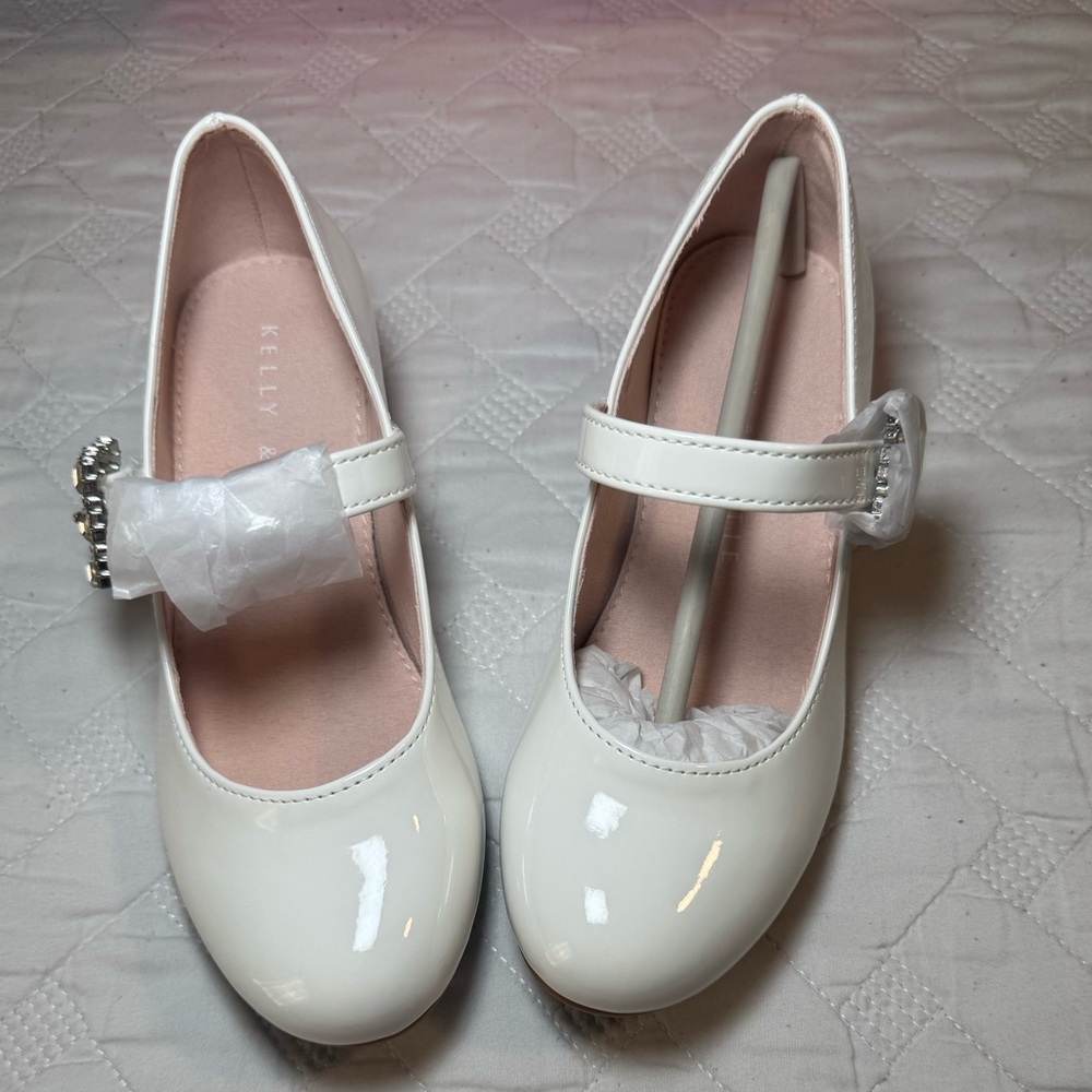 Kelly & Katie White Dress Shoes for Kids